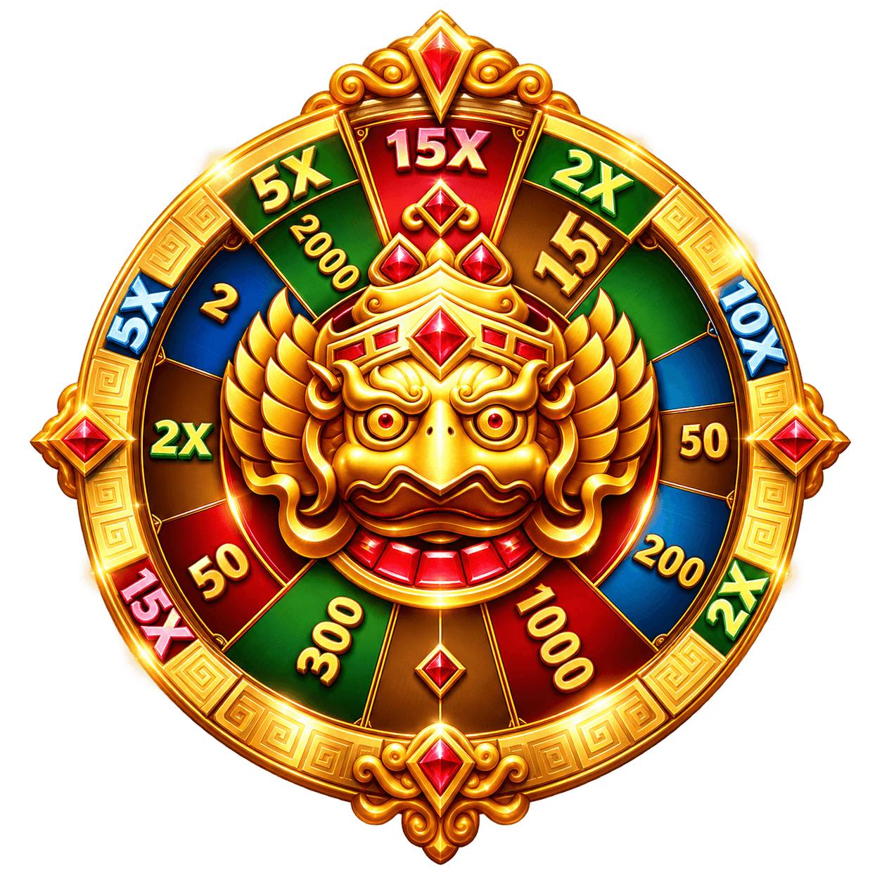 Golden Garuda fortune wheel